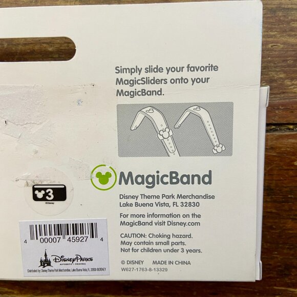 New Disney Parks Magic Band Sliders Mickey Cupcake Sweetie Sweet Treats NIB - Picture 4 of 4